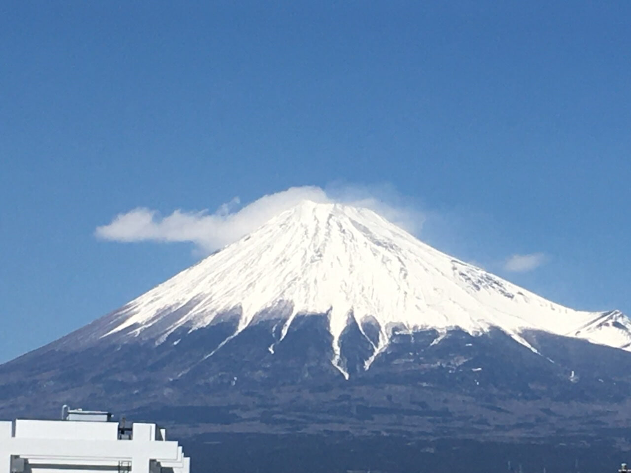 2020／3／28会社から見える富士山